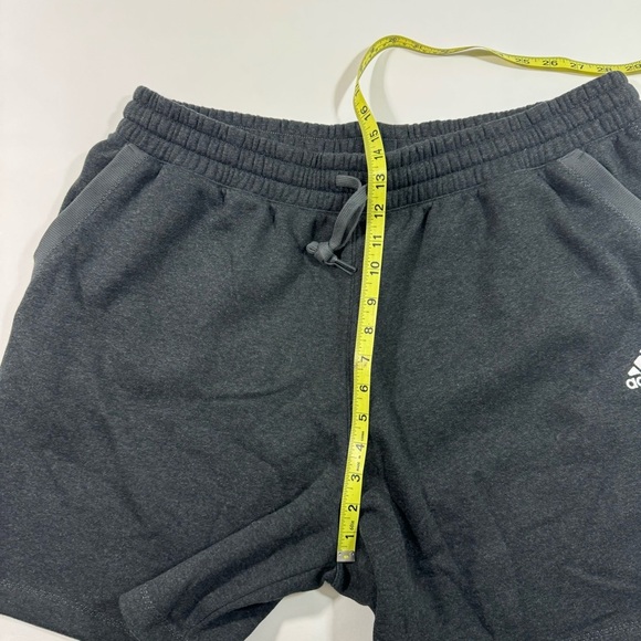 New Adidas Multi Sport Sweat Shorts Black Melange - Picture 9 of 9